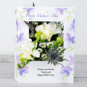 Mothers Day Freesias And Lavender Flowercard (Mother's Day Viva La Violet)