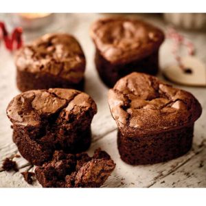 Meg Rivers Heart Shaped Brownies