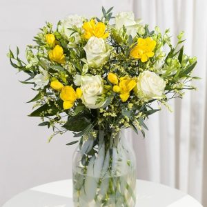 Summer Roses and Freesias